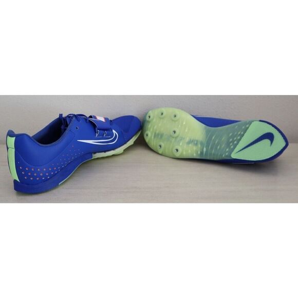 Nike CT0079-400 Men's 12.5 Women's 14 Blue Air Zoom Elite Long Jump Track Spikes - Picture 8 of 13